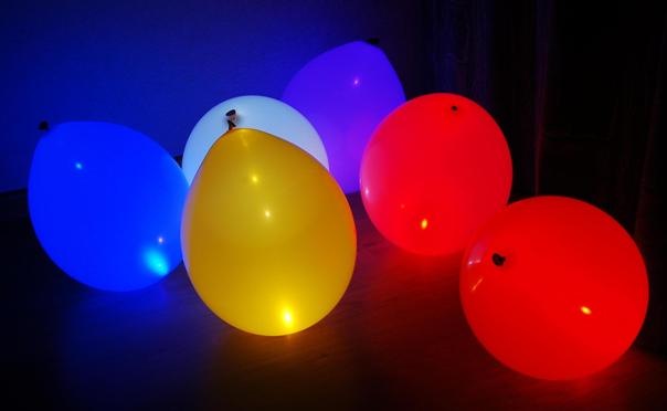 Как сделать светящиеся воздушные шары