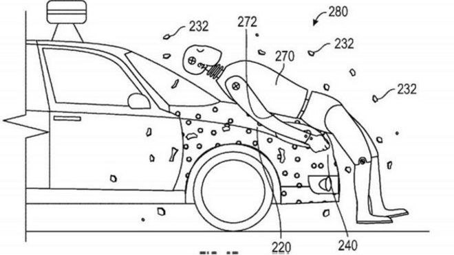 Google создал липкое покрытие для машин, чтобы спасти пешеходов при наезде
